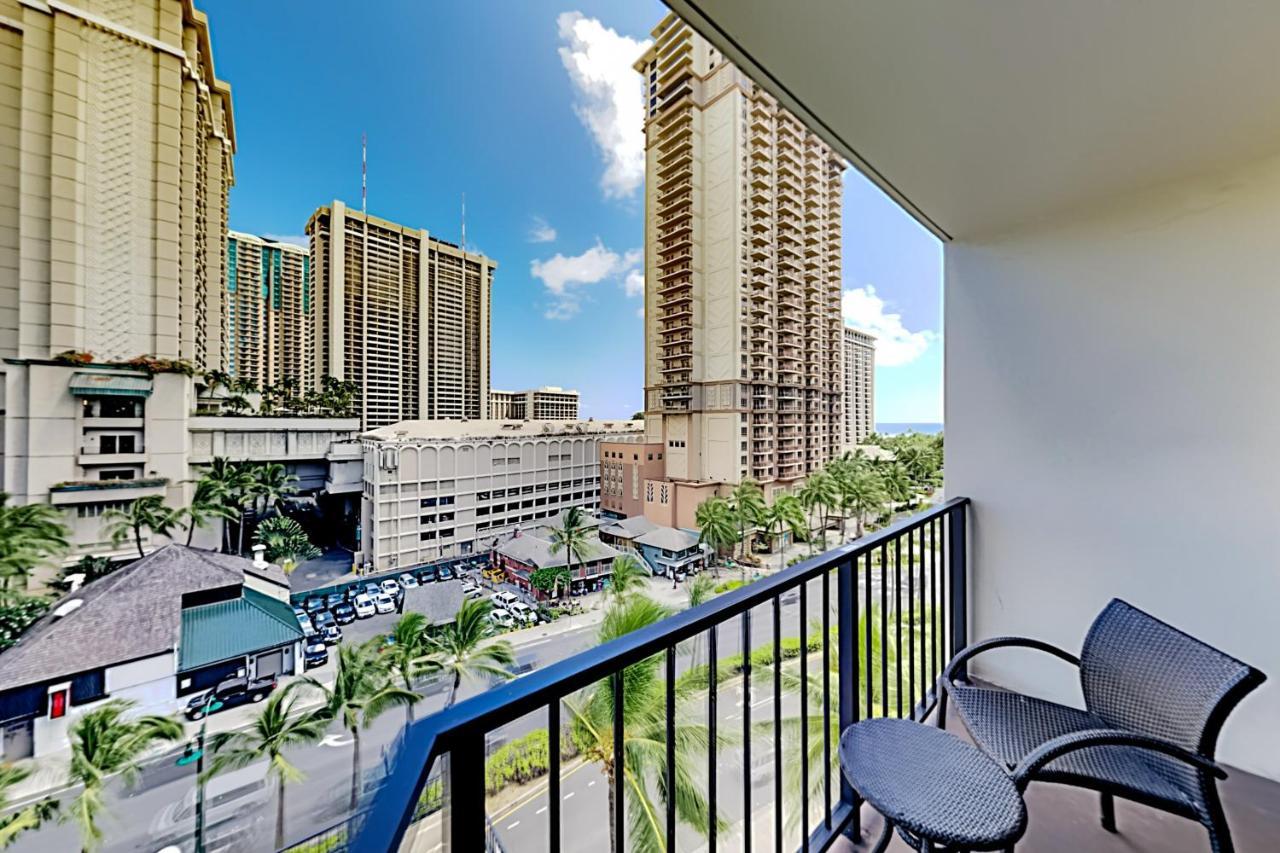 Ferienwohnung Aqua Palms Waikiki Ocean View Lanai Parking Included Honolulu Exterior foto