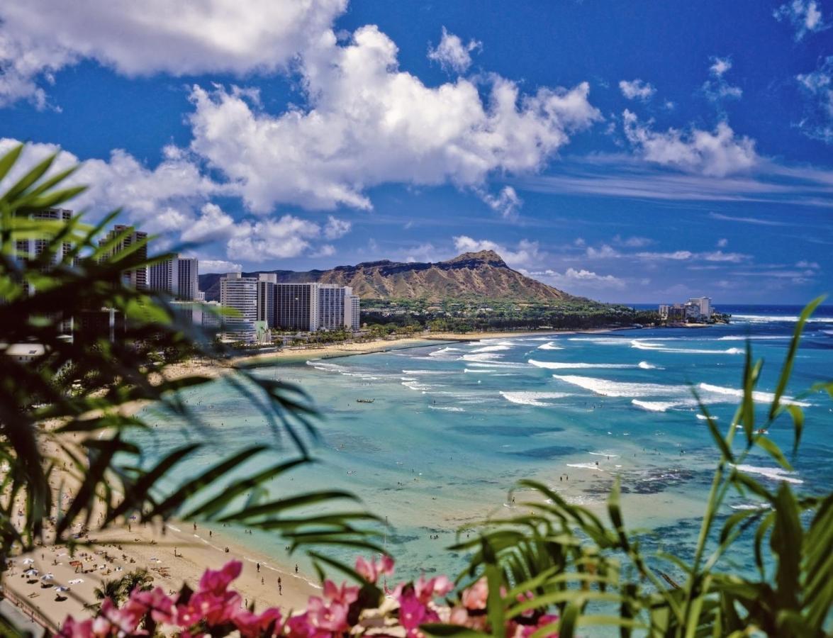 Ferienwohnung Aqua Palms Waikiki Ocean View Lanai Parking Included Honolulu Exterior foto