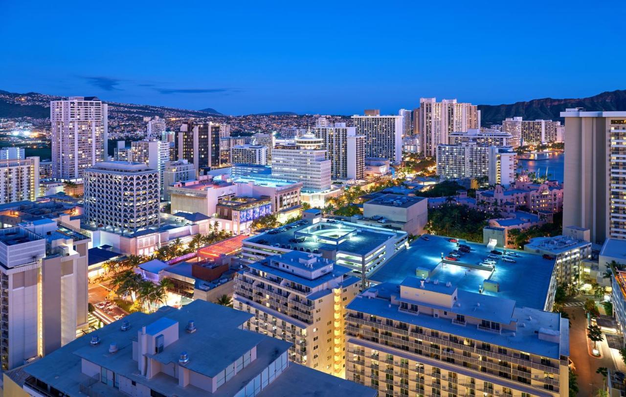 Ferienwohnung Aqua Palms Waikiki Ocean View Lanai Parking Included Honolulu Exterior foto
